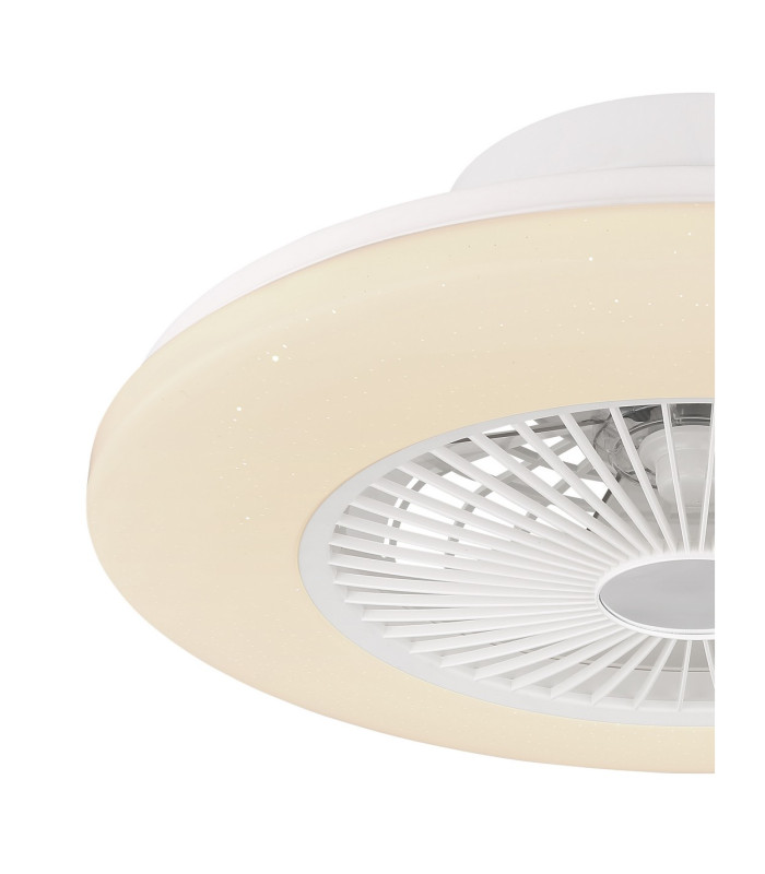 Travo Ceiling Fan White LED Dimmable 3000-6500K Remote Control Timer-3