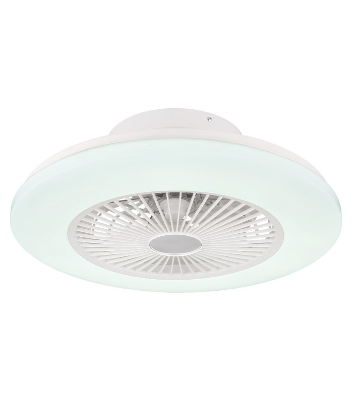 Travo Ceiling Fan White LED Dimmable 3000-6500K Remote Control Timer-5
