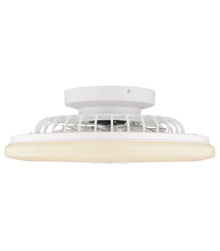 Travo Ceiling Fan White LED Dimmable 3000-6500K Remote Control Timer-6