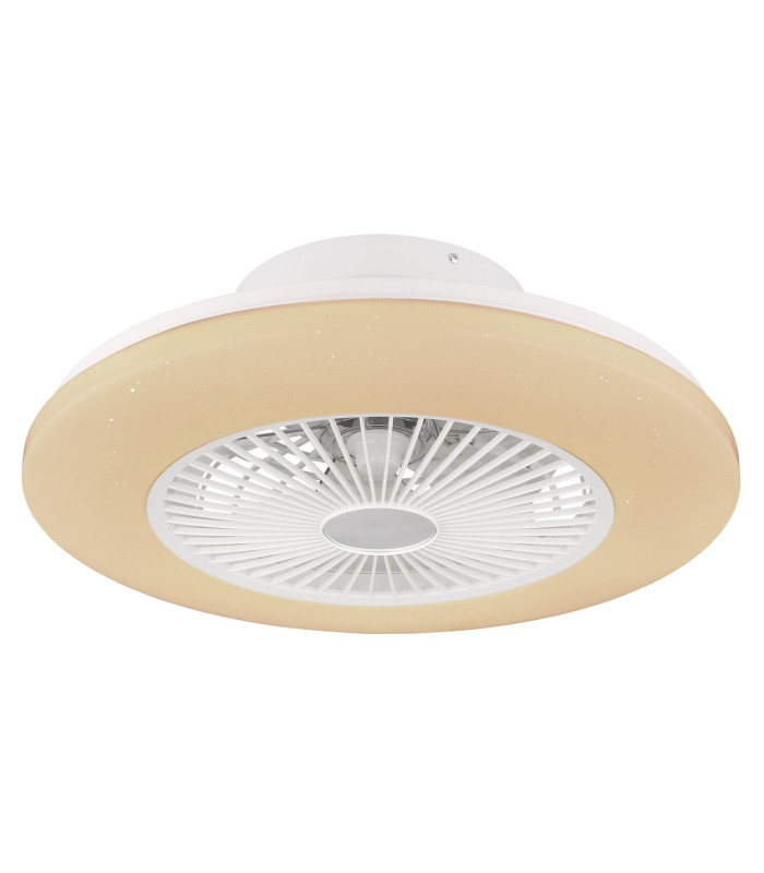 Travo Ceiling Fan White LED Dimmable 3000-6500K Remote Control Timer-9