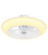 Lafee Ceiling Fan White LED 3000K-1