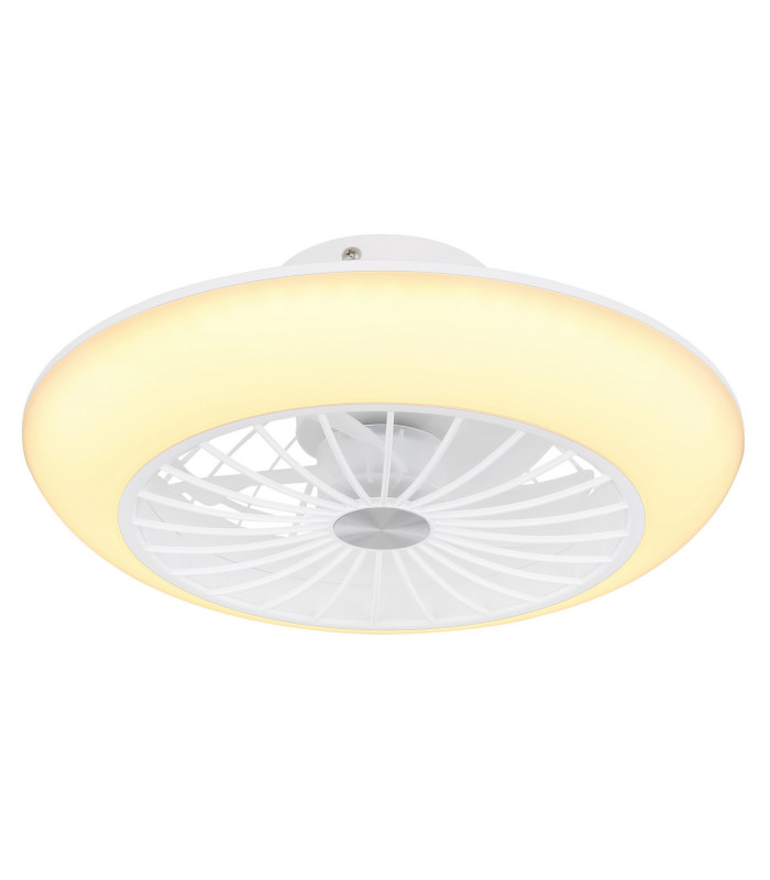 Lafee Ceiling Fan White LED 3000K-1