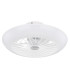 Lafee Ceiling Fan White LED 3000K-2