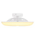 Lafee Ceiling Fan White LED 3000K-4