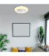 Lafee Ceiling Fan White LED 3000K-5