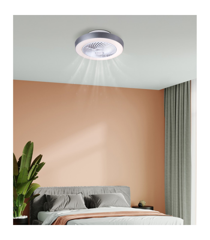 Gharra Ceiling Fan White LED Dimmable 2700-6500K Remote Control-2