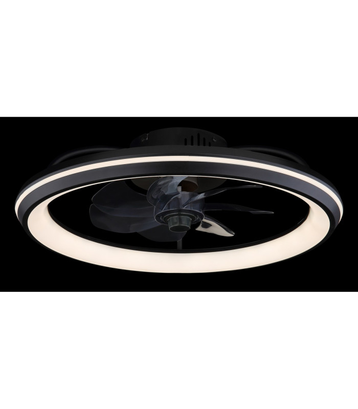 Celeste 7 Blade Ceiling Fan Matt Black LED Dimmable 3000-6500K Remote Control Timer-3