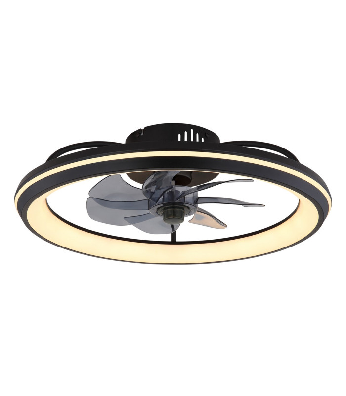 Celeste 7 Blade Ceiling Fan Matt Black LED Dimmable 3000-6500K Remote Control Timer-4