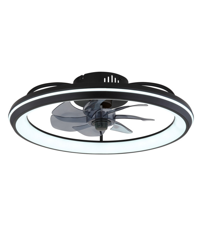 Celeste 7 Blade Ceiling Fan Matt Black LED Dimmable 3000-6500K Remote Control Timer-5