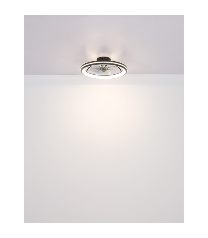 Celeste 7 Blade Ceiling Fan Matt Black LED Dimmable 3000-6500K Remote Control Timer-8