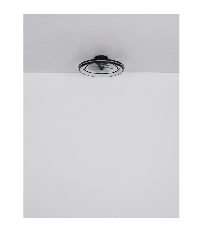 Celeste 7 Blade Ceiling Fan Matt Black LED Dimmable 3000-6500K Remote Control Timer-9