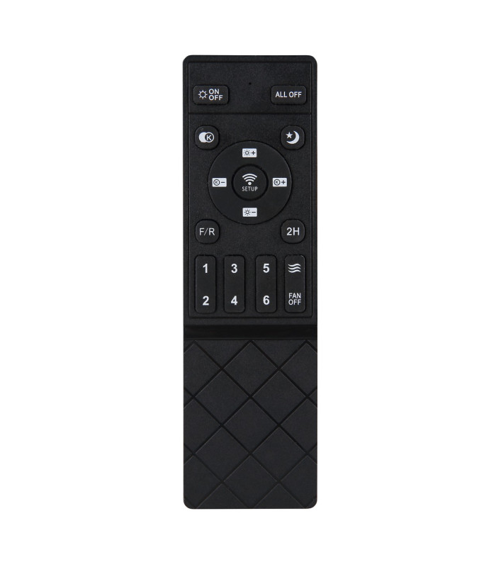 Celeste 7 Blade Ceiling Fan Matt Black LED Dimmable 3000-6500K Remote Control Timer-10
