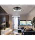 Celeste 7 Blade Ceiling Fan Matt Black LED Dimmable 3000-6500K Remote Control Timer-11