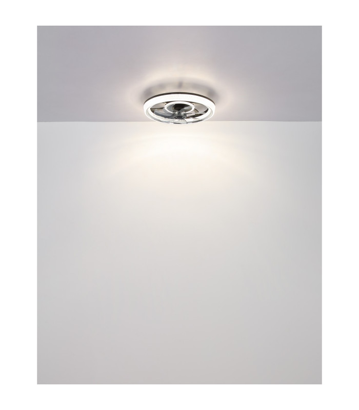 Cirilla 7 Blade Ceiling Fan Matt Black LED Dimmable 2700-6000K Remote Control Timer-7