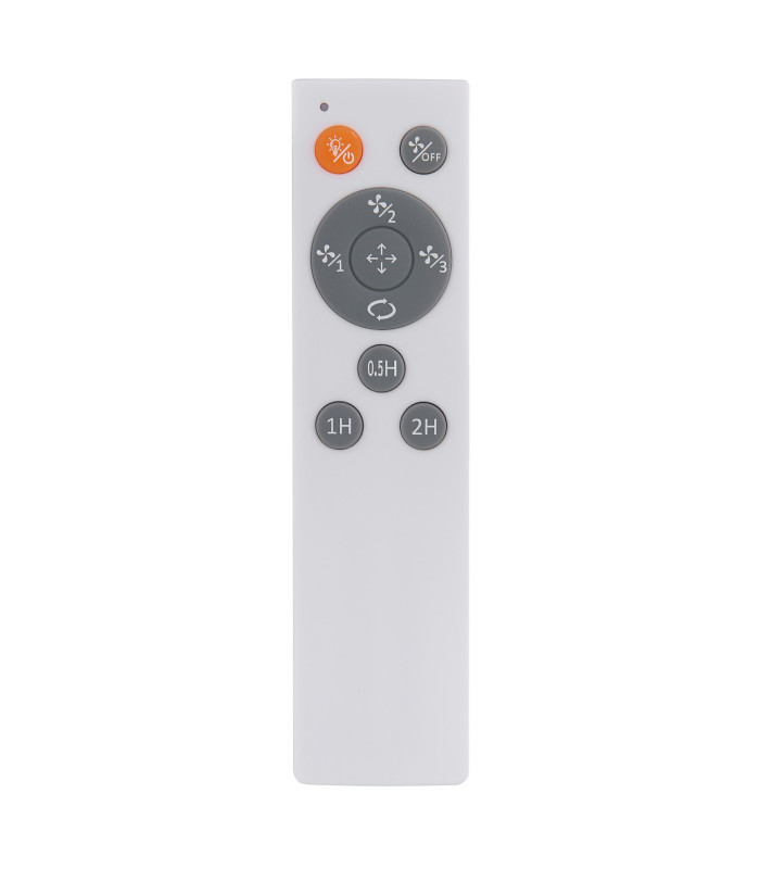 Alisha 3 Blade Ceiling Fan Matt Black 5x E27 Remote Control Timer-7