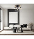Alisha 3 Blade Ceiling Fan Matt Black 5x E27 Remote Control Timer-8
