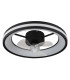 Gatian 3 Blade Ceiling Fan Matt Black LED Dimmable 2700-6500K Remote Control Timer-2