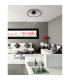 Gatian 3 Blade Ceiling Fan Matt Black LED Dimmable 2700-6500K Remote Control Timer-10