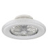 Corusso Ceiling Fan Chrome LED Dimmable 3000-6500K Remote Control Timer-2