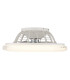Corusso Ceiling Fan Chrome LED Dimmable 3000-6500K Remote Control Timer-6