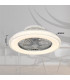 Corusso Ceiling Fan Chrome LED Dimmable 3000-6500K Remote Control Timer-14