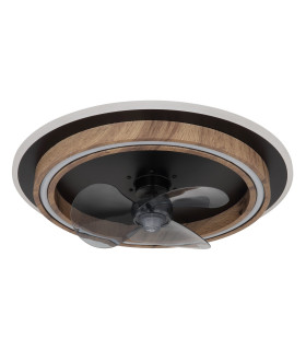 Bozan 3 Blade Ceiling Fan Matt Black LED Dimmable 2700-6500K Remote Control Timer-2