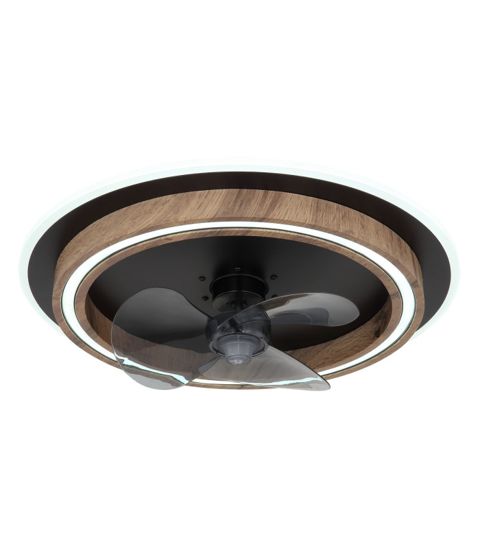 Bozan 3 Blade Ceiling Fan Matt Black LED Dimmable 2700-6500K Remote Control Timer-5
