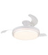 Beliz 3 Blade Ceiling Fan White Matt LED Dimmable 2700-6500K Remote Control Timer-1