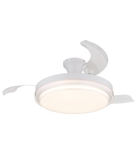 Beliz 3 Blade Ceiling Fan White Matt LED Dimmable 2700-6500K Remote Control Timer-1