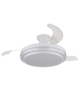 Beliz 3 Blade Ceiling Fan White Matt LED Dimmable 2700-6500K Remote Control Timer-2