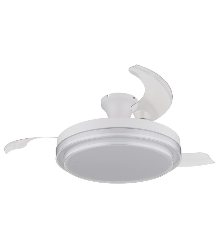 Beliz 3 Blade Ceiling Fan White Matt LED Dimmable 2700-6500K Remote Control Timer-2