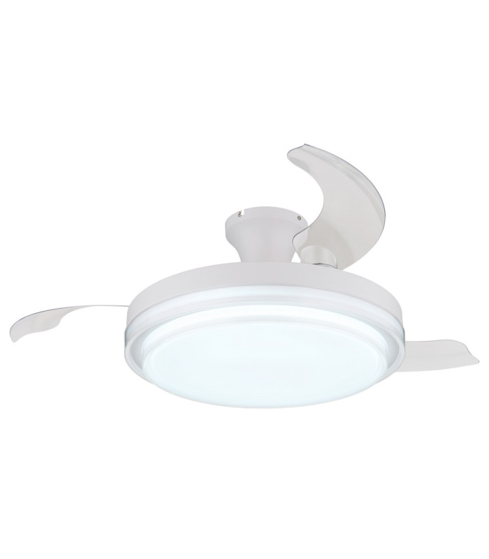 Beliz 3 Blade Ceiling Fan White Matt LED Dimmable 2700-6500K Remote Control Timer-6