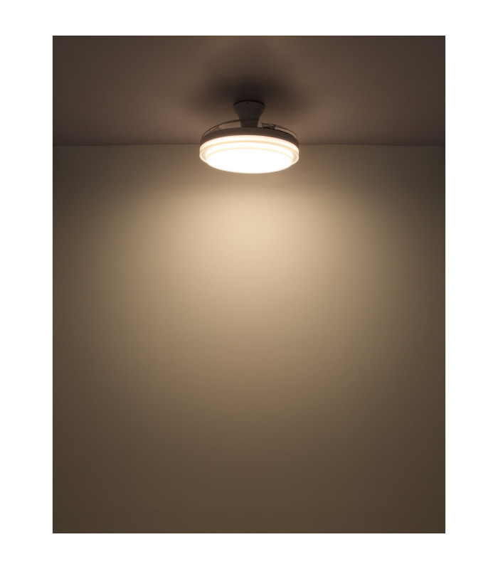 Beliz 3 Blade Ceiling Fan White Matt LED Dimmable 2700-6500K Remote Control Timer-8