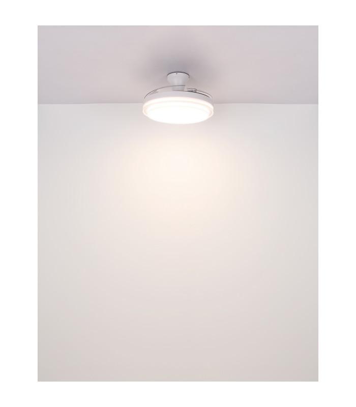 Beliz 3 Blade Ceiling Fan White Matt LED Dimmable 2700-6500K Remote Control Timer-9