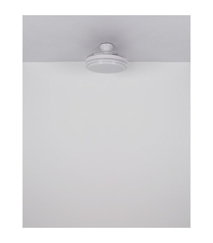 Beliz 3 Blade Ceiling Fan White Matt LED Dimmable 2700-6500K Remote Control Timer-10
