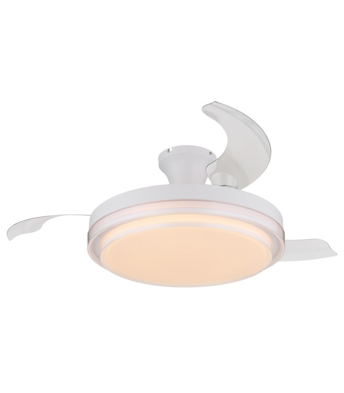 Beliz 3 Blade Ceiling Fan White Matt LED Dimmable 2700-6500K Remote Control Timer-13