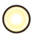 Serena Surface Mounted Downlight Matt Black Clear Glass Shade LED 3000K-3
