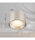 Serena Surface Mounted Downlight Nickel Matt Clear Glass Shade LED 3000K-6