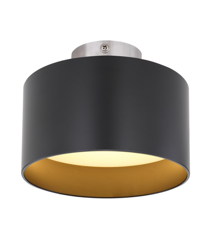Jenny Surface Mounted Downlight Matt Black LED 3000K-5