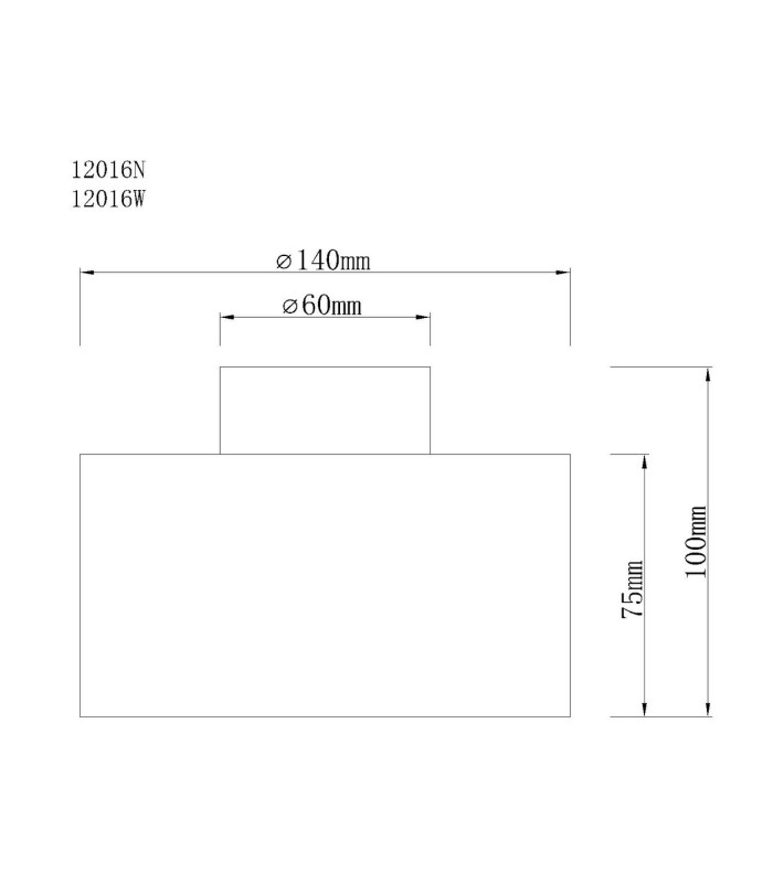 Jenny Surface Mounted Downlight White LED 3000K-9