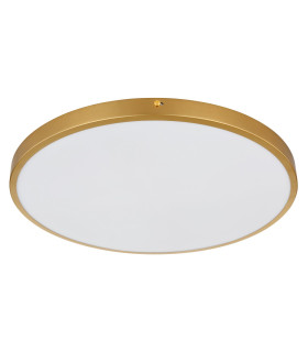 Tibey 45cm Round Flush Ceiling Light Brass-Coloured Matt LED 3000K-2