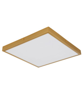 Tibey 35cm Square Flush Ceiling Light Brass-Coloured Matt LED 3000K-2