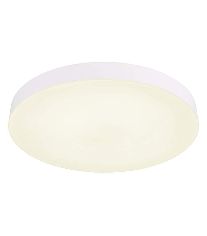Matthew 40cm Round Flush Ceiling Light White Matt LED 3000-6500K-1
