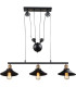 Lenius Bar Pendant Ceiling Light Copper Colored 3x E27-2