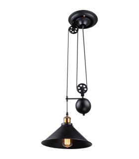 Lenius Dome Pendant Ceiling Light Copper Colored 1x E27-1