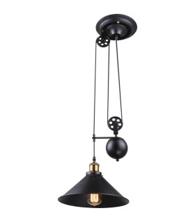 Lenius Dome Pendant Ceiling Light Copper Colored 1x E27-2