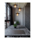 Viejo Cluster Pendant Ceiling Light Matt Black 3x E27-8
