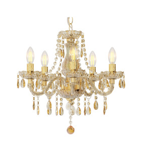 Marie Chandelier Gold Colors 5x E14-1