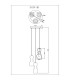 Clarity Cluster Pendant Ceiling Light Matt Black Smoke Glass Shade 3x E27-6