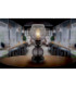 Clarity Table Lamp Matt Black Smoke Glass Shade 1x E27-9